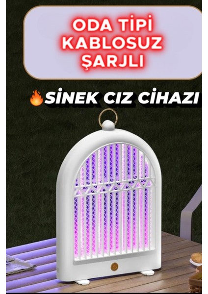 Pencere Tipi Kablosuz Şarjlı Oda Tipi Sinek Öldürücü Lamba 10W Asılabilir Veya Masaüstü indirimleri