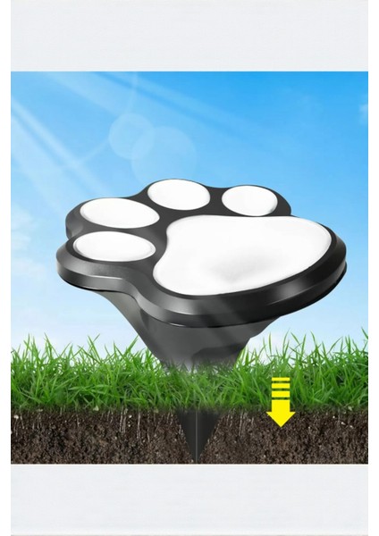 Sevimli Kedi Patisi Solar Bahçe Lambası - Otomatik Yanan Dekoratif Aydınlatma fiyatları