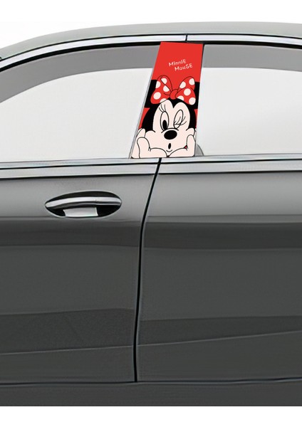 Araç Kapı Direk Kaplama Folyosu Desenli (Sağ Sol Takım) (2 Adet) - 22X50 cm