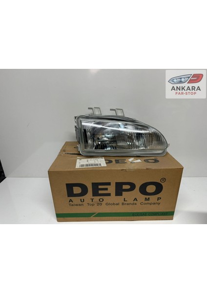 Honda Civic Eg Kasa Sedan 1992 - 1995 Ön Far Lambası Sağ Sedan (Eg Kasa Sedan - Sağ - Depo Marka)