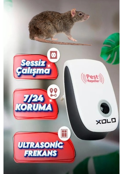 XLF101 Ultrasonik Sessiz Fare Kakalak Hamamböceği Kovucu Yuva Engelleyen Kovucu modelleri