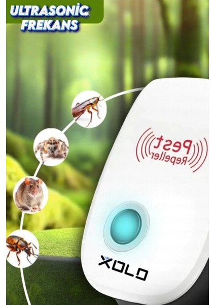 XLF101 Ultrasonik Sessiz Fare Kakalak Hamamböceği Kovucu Yuva Engelleyen Kovucu indirimleri