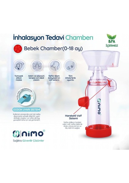 Nimo - Bebek Chamber Inhalasyon Tedavi (0-18AY)