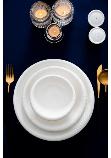 Alina 6 Kişilik 27 Parça Porselen Yemek Takımı