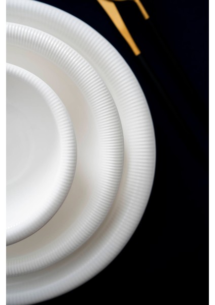 Alina 6 Kişilik 27 Parça Porselen Yemek Takımı