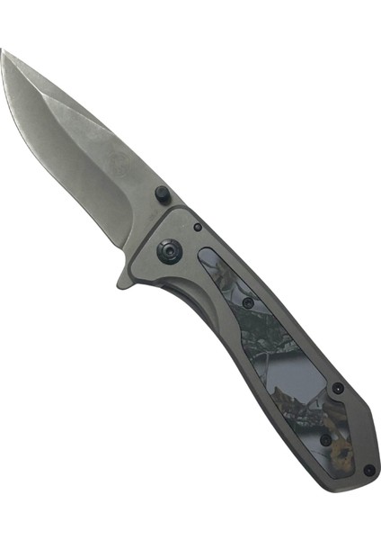 Swat Yarı Otomatik Desenli Kemer Klipsli Outdoor Çakı