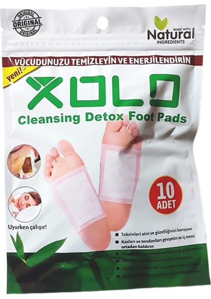 Ayak Detoks Detox Bantları Geceden Sabaha 10 Adet Natural Orijinal fiyatları