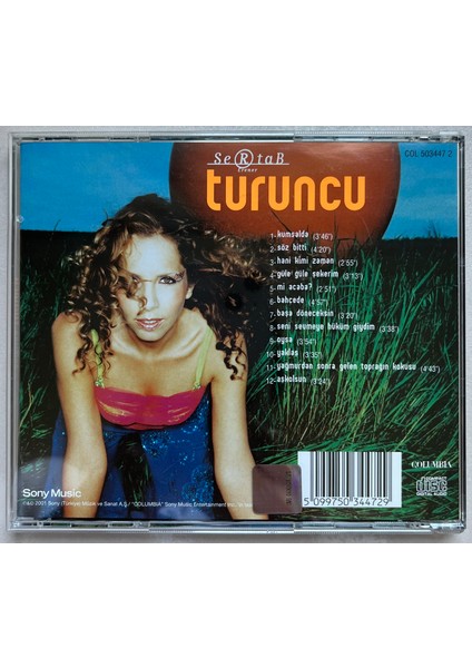 Sertab Erener Turuncu CD (Orijinal 2001 Dönem Baskı Cd) fiyatları