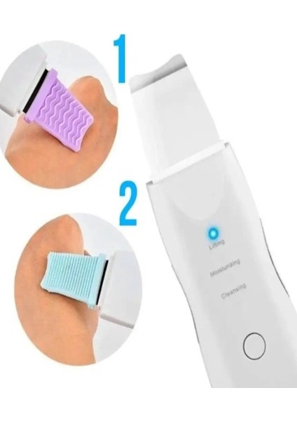 Ultrasonik Yüz Spatulası Cilt Temizleyici Nemlendirici ve Lifting Cihazı Kablosuz modelleri