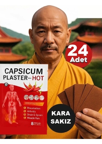 Kara Sakız Yakısı 24 Adet Nepal Kara Sakız Yakısı Kapsikumlu Hot