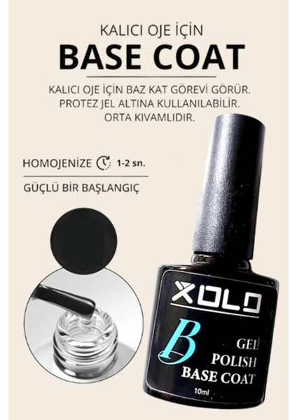 Tırnak Kalıcı Oje Alt Kat Tutucu Tırnak Base Coat 10 ml