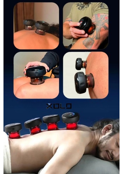 Smart Şarjlı Kupa Çekme Işık Tedavili Hacamat Masaj Vakum Cihazı modelleri