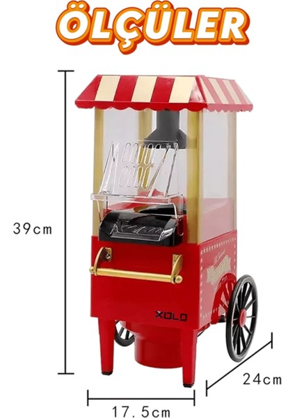 Ev Tipi Nostaljik Mısır Patlatma Makinesi Yağsız Xxl Model fırsatları