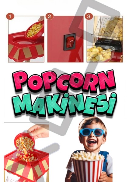 Ev Tipi Nostaljik Mısır Patlatma Makinesi Yağsız Xxl Model indirimleri