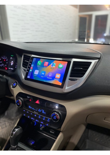 Hyundaı Tucson 2014-17 9"uyumlu Android Multimedia Gerçek 4/64 Kablosuz Carplay Geri Görüş Kameralı fırsatları