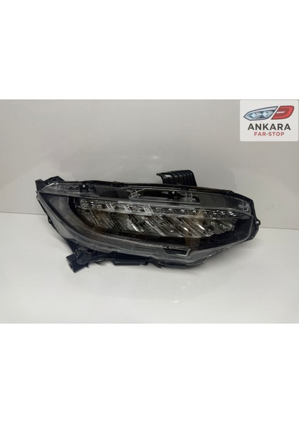 Honda Civic Fc5 2016 - 2021 Ön Far Lambası Sağ Ledli Tip (Sağ Far - Ledli Tip)