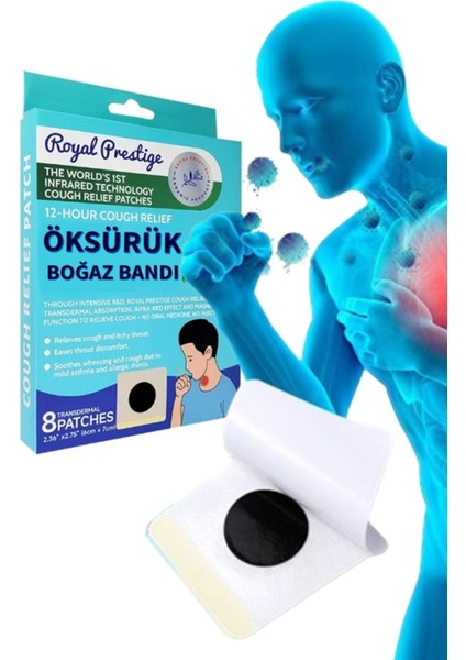 Mentollü Göğüs ve Boyun Bandı Boğaz Ferahlatıcı Destek Bandı 8 Adet fiyatları