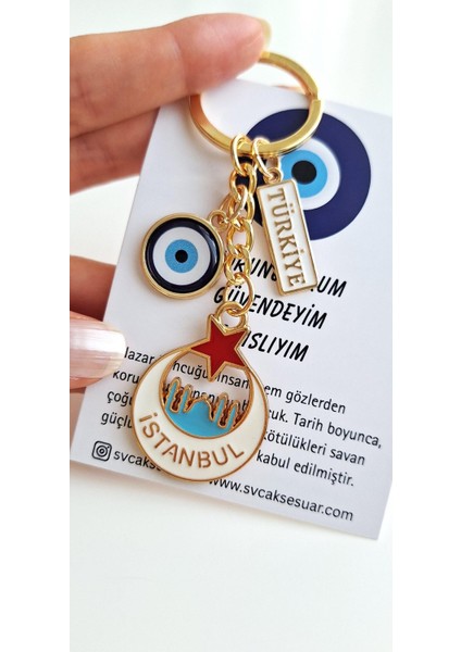 Hediyelik Tasarım Istanbul Anahtarlık - 10 cm modelleri