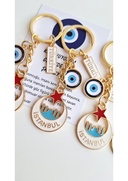 Hediyelik Tasarım Istanbul Anahtarlık - 10 cm fırsatları
