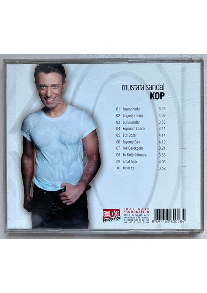 Mustafa Sandal Kop CD (Orijinal 2002 Dönem Baskı Cd) fiyatları