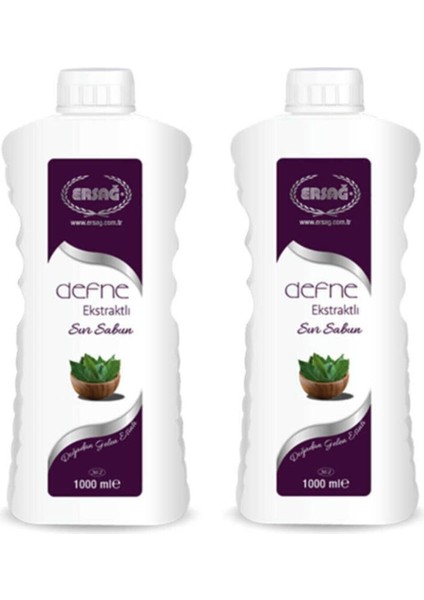 Defne Ekstraktlı Sıvı Sabun 1000 ml. X 2 Adet fiyatları