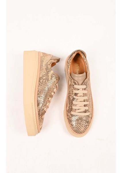 Bağcıklı Poli Taban Hakiki Deri Casual 334-5022-39 Kadın Ayakkabı