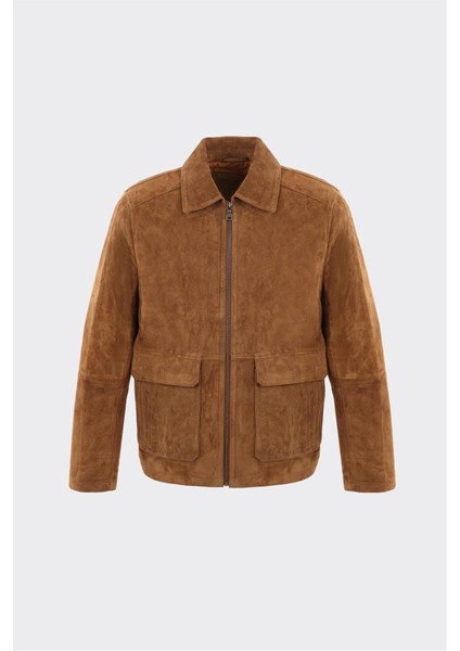 Taba Deri Erkek Ceket