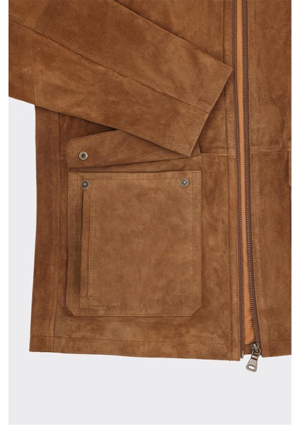 Taba Deri Erkek Ceket modelleri