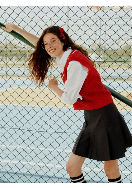 Yeni Sezon Dar Fit Kadın Pileli Etek