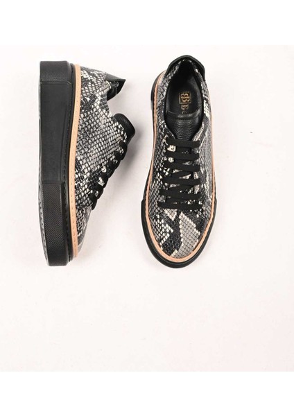 Bağcıklı Poli Taban Hakiki Deri Casual 334-5022-39 Kadın Ayakkabı