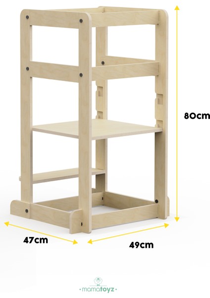 Kule Lite - Ahşap Çok Amaçlı ve Çok Hafif Öğrenme Kulesi fırsatları