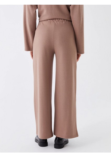 Lcwaıkıkı Basic Kahverengi Kadın Beli Lastikli Düz Eşofman Altı fırsatları