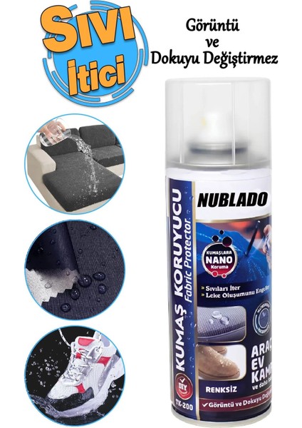 Kumaş Koruyucu Sprey Renskiz 200 ml Ayakkabı Kıyafet Koltuk Çadır Çanta Yağmur Su Itici Kaydırıcı fiyatları