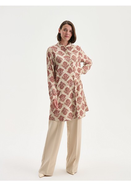 Yeni Sezon Desenli Kadın Gömlek Tunik indirimleri