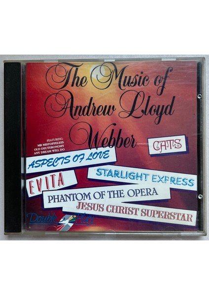 Andrew Lloyd Webber The Music Of Andrew Lloyd Webber CD (Orijinal 1991 Dönem Baskı Cd)