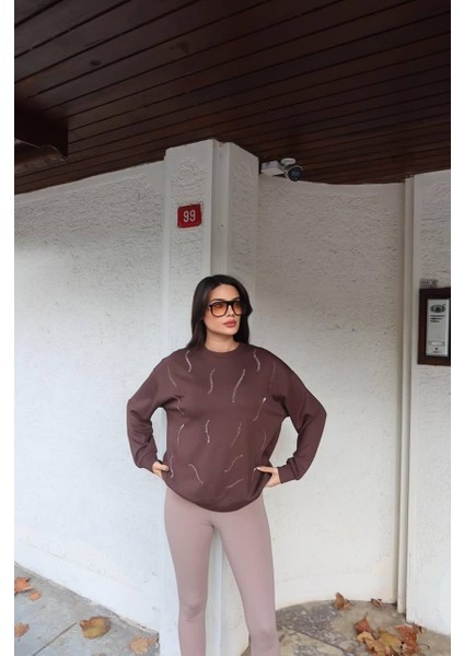 Günlük Uzun Kollu Bisiklet Yaka Basic Bluz/sweatshirt fiyatları