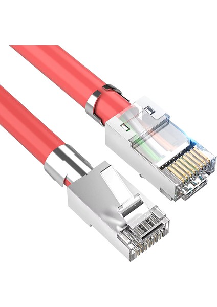 80 Adet Yeni Nesil Ez Delikli Cat7 Yüksek Performanslı Altın Kaplama RJ45 8P8C Cat7 Konnektör Stp Jak Utp Ethernet Konnektörü indirimleri