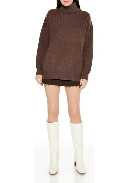 Triko Yüksek Yaka Kazak fırsatları