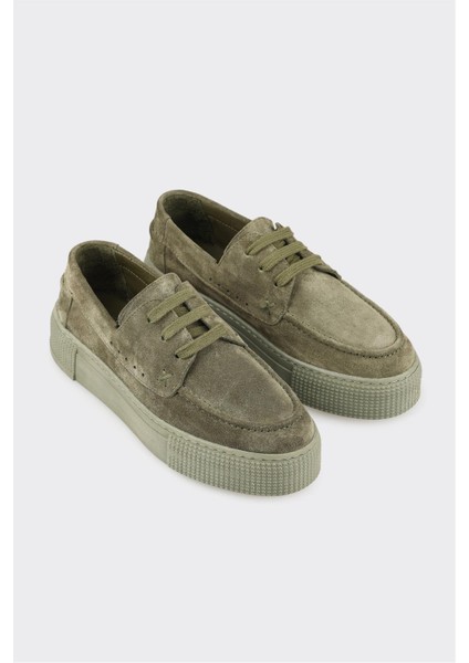 Haki Deri Kadın Spor Ayakkabı fiyatları