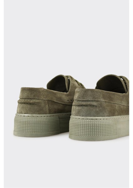 Haki Deri Kadın Spor Ayakkabı indirimleri