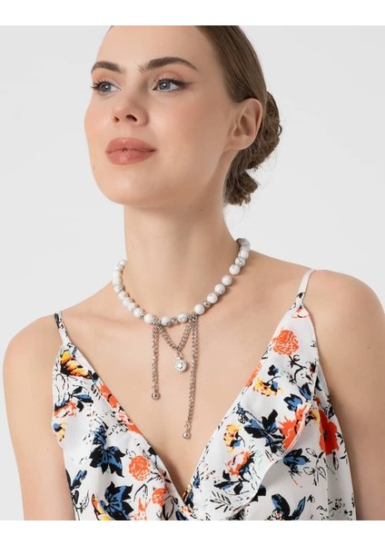 Havlit Taşlı Zincir Detaylı Kolye indirimleri