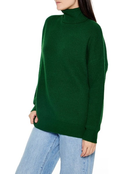 Triko Yüksek Yaka Kazak