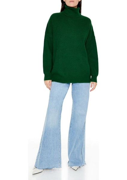 Triko Yüksek Yaka Kazak fırsatları