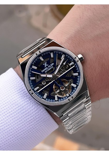 Otomatik Mehtap ve Güneş Kadranlı Bileklik Hediyeli 3 Atm Erkek Kol Saat FDK.14268.K4 modelleri