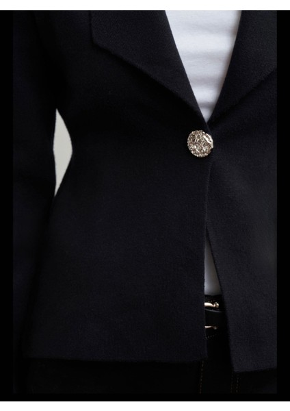 Tek Düğmeli Şık Triko Ceket fiyatları