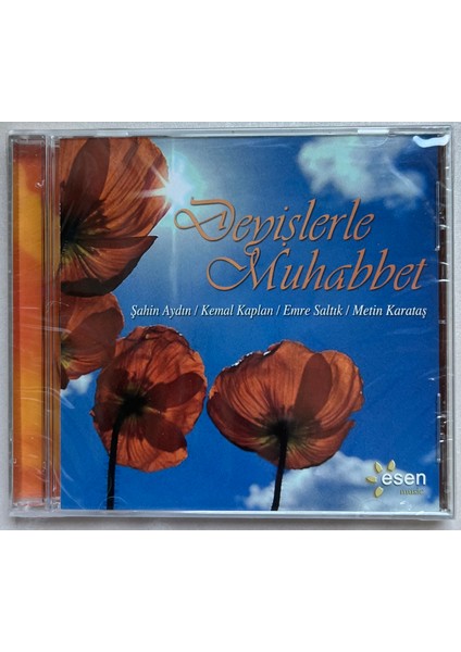 Deyişlerle Muhabbet Şahin Aydın/kemal Kaplan/emre Saltuk CD (Jelatinli Sıfır Orijinal Dönem Baskı Cd)