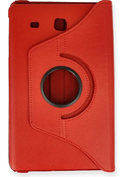 Samsung Galaxy T560 Tab E 9.7 Kılıf 360 Tablet Deri Kılıf - Kırmızı fiyatları