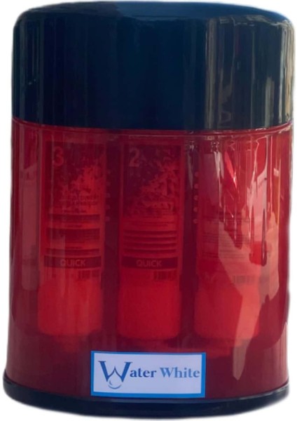 5 Aşamalı 12 Litre Tanklı Kırmızı Su Arıtma Cihazı