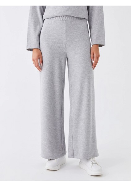 Lcwaıkıkı Basic Gri Kadın Beli Lastikli Düz Eşofman Altı modelleri