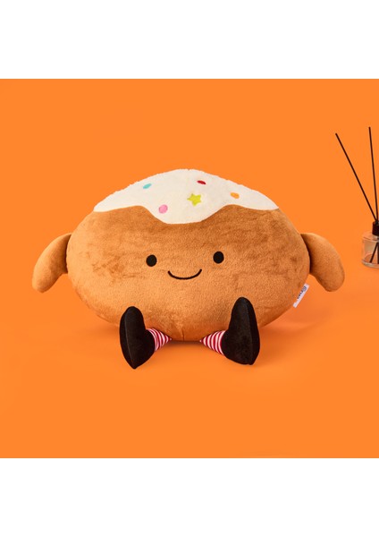 Soft Raticate Figürlü Yastık - Kahverengi - 32X28 cm modelleri